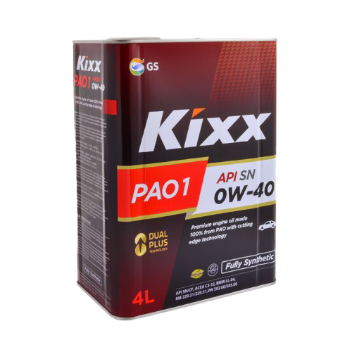 Моторное масло KIXX PAO 1 0W40, 4л